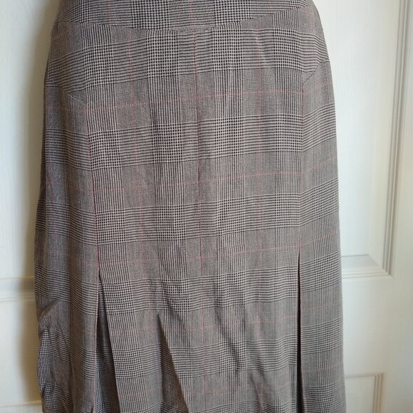 Jones New York Prince of Wales Checked Tweed midi skirt - Picture 1 of 6